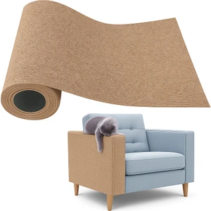 Kedi Tırmalama Halısı Yapışkanlı Her Yüzeye Uygulanabilir Kesilebilir Mobilya Koruyucu Mat (40X50)