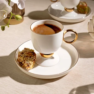 Karmen 6 Kişilik 12 Parça Porselen Kahve Fincan Takımı