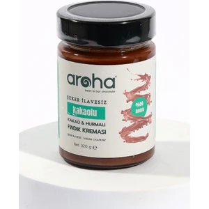 Kakaolu & Hurmalı Fındık Kreması %80 Fındık - Şeker İlavesiz - 320 gr