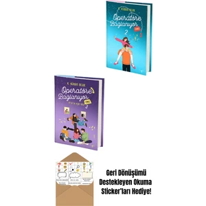 Operatöre Bağlanıyorsunuz 2 ve 3. Kitaplar Set K. Kübra Berk (Ciltli) + Okuma Sticker'ları