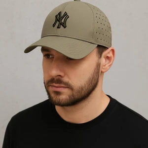 Erkek Ny Newyork Yankees Mikro Kumaş Delikli Hava Geçiren Premium Spor Şapka-Ayarlanabilir
