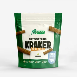 Glutensiz Yulaflı Fesleğenli Kraker