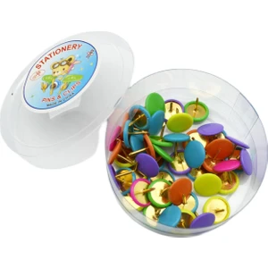 Plastik Başlı Renkli Raptiye 50 Li (RP50)