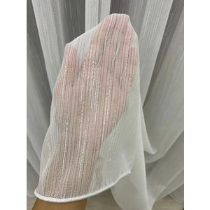 İnci Life Home Venedik Armürlü Modern Şık Ekru Tül Perde 1/2,5 Orta Normal Pileli