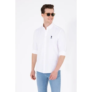 U.S. Polo Assn. Erkek Beyaz Gömlek Basic 50262932-VR013