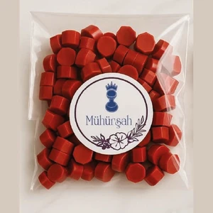 Boncuk Mum - Şarap Kırmızısı