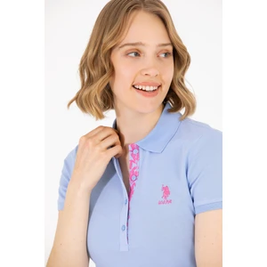 U.S. Polo Assn. Kadın Mavi Tişört Basic 50262698-VR036
