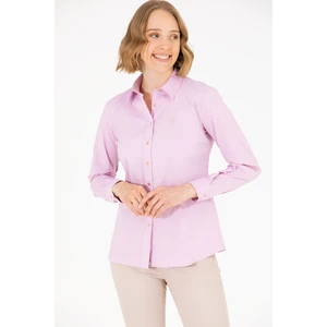 U.S. Polo Assn. Kadın Manolya Gömlek Basic 50262883-VR211