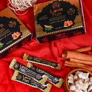 Love Fun Power Honey Ballı Gınseng Macun 15 gr (12 Adet Stick)