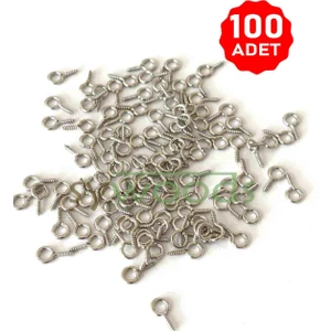Mini kapalı piton vida 100 adet  6.5x13 mm epoksi anahtarlık hobi maket model gemi diy minik vida