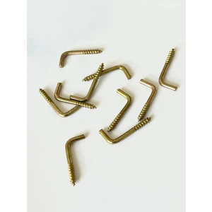 Vidalı Korniş Çivi No:3 Dekoratif Askı Vida 10 Adet