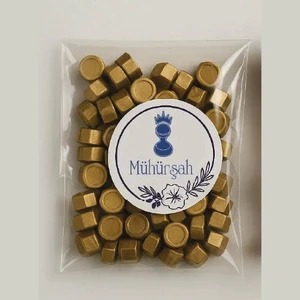 Boncuk Mum - Antik Gold