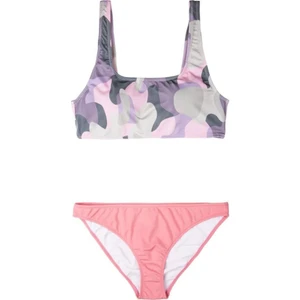 Swimfoam Pembe Kamuflaj Bralet Kadın Bikini Takımı