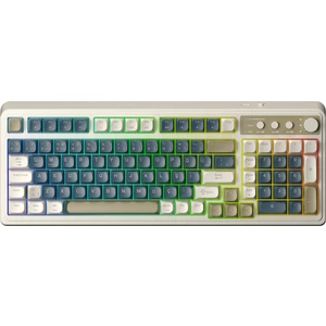 S99 Retro Rgb Gaming 3 Modlu Bluetooth/2.4ghz/usb-C Kablosuz Makrolu Türkçe Q Klavye Lacivert