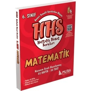 Muba Yayınları 6. Sınıf HHS Matematik Haftalık Hasat Soruları