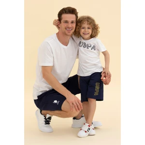 U.S. Polo Assn. Erkek Beyaz Tişört Basic 50264918-VR013