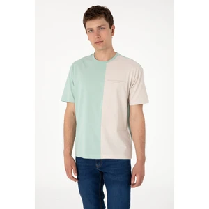 U.s. Polo Assn. Erkek Su Yeşili Tişört 50306903-VR048