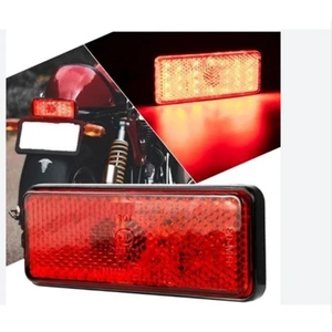 Motosiklet Arka Fren Lambası Ister Sabit Ister Çakar Modlu 18 Ledli