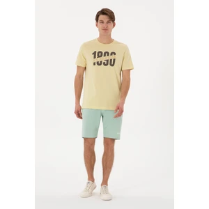 U.s. Polo Assn. Erkek Su Yeşili Şort (Örme) 50305933-VR048