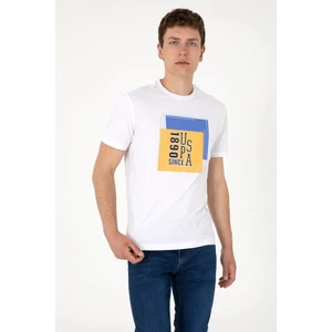 U.s. Polo Assn. Erkek Beyaz Tişört 50306880-VR013