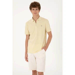 U.s. Polo Assn. Erkek Açık Haki Tişört 50306836-VR183