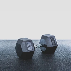 Hex Kauçuk Dumbbell 9 kg
