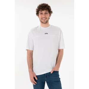 U.s. Polo Assn. Erkek Beyaz Tişört 50306017-VR013