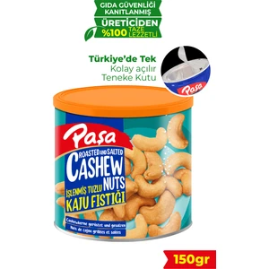 Paşa Kuruyemiş Işlenmiş Kaju Fıstığı Teneke Kutu 150 gr