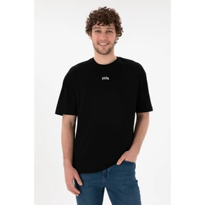 U.s. Polo Assn. Erkek Siyah Tişört 50306017-VR046