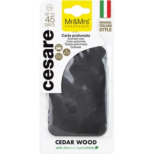 Mr&Mrs Fragrance Cesare Kart - Oto Araç Kokusu, Asma Kart Kokusu - Cedar Wood
