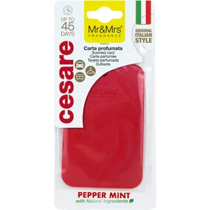 Mr&Mrs Fragrance Card Cesare Red Peppermint - Oto Araç Kokusu, Asma Kart Kokusu