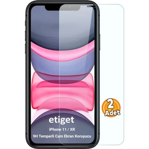 iPhone 11 Temperli 9H Cam Ekran Koruyucu (2 ADET)