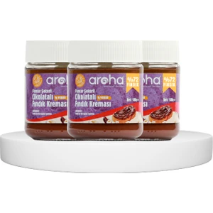Üçlü Avantaj Paket Pancar Şekerli Çikolatalı Fındık Kreması %72 Fındık - 180 g x 3 Adet