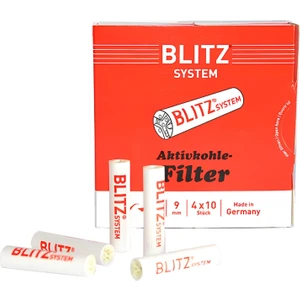 Denicotea Blitz 40 Adet 9 Mm. Karbon Pipo Filitre Filtresi KB26-40