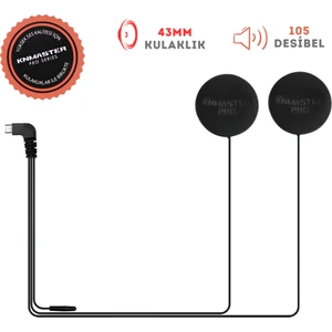 Micro USB Kn6100 Kask Kulaklık Seti