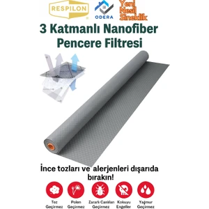 Yeni Nesil Sineklik | Pencere Toz Polen Koku Filtresi | Rulo Sineklik | Respilon Odera Window Air Filter