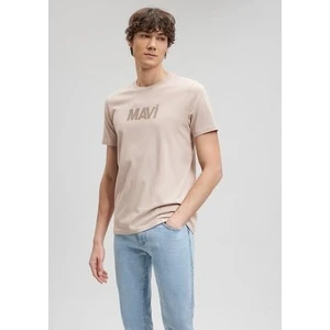 MAVİ BASKILI TİŞÖRT