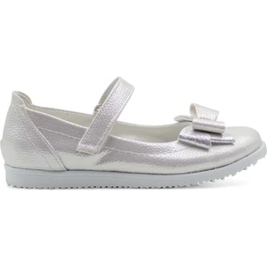 Fiyonklu Kız Çocuk Babet Ayakkabı Sedef