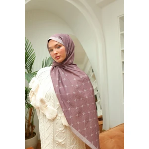 Silk Home Olinda Şal - 49003 - Mat Gül Kurusu