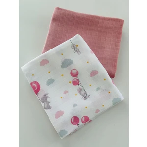 Fulya Tuhafiye Ftbabycollection  Pamuk 2’limüslin Bebek Battaniye Seti Oeko- Tex Sertifikalı Müslin örtü 80 x 90 cm
