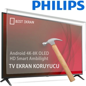 Best Ekran Philips 75PUS8500 Tv Ekran Koruyucu - Philips 75" Inç 189 Ekran Smart 4K UHD Dolby Atmos Titan Os QLED Tv