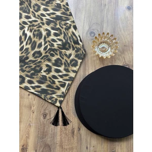 Leopar Duck Keten Runner ve 6'lı Siyah Supla