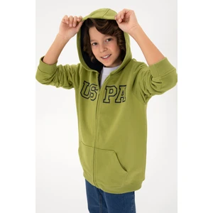 U.S. Polo Assn. Erkek Çocuk Fıstık Hırka (Örme) 50293472-VR087
