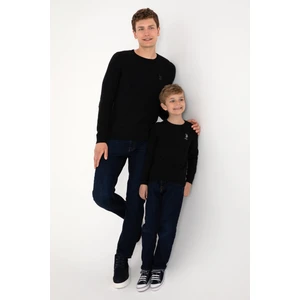 U.S. Polo Assn. Erkek Siyah Kazak /Triko 50293505-VR046