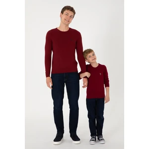 U.S. Polo Assn. Erkek Bordo Kazak /Triko 50293505-VR014