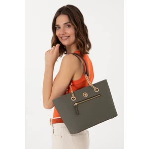 U.S. Polo Assn. Kadın Açık Haki Çanta 50293654-VR183