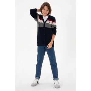 U.S. Polo Assn. Erkek Çocuk Lacivert Hırka (Triko) 50295507-VR033