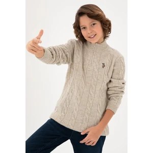 U.S. Polo Assn. Erkek Çocuk Taş Kazak /Triko 50297422-VR049