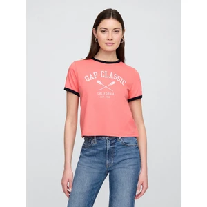 Kadın Pembe Gap Logo T-Shirt