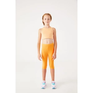 Kids Pamuk Elastan Kapri (Diz Altı) Kız Çocuk Okul Taytı 2006